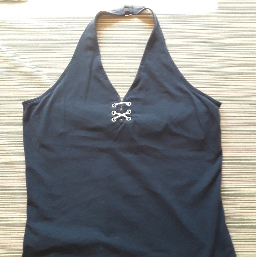 Adjustable halter top